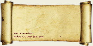 Miljana Zebić vizit kartica